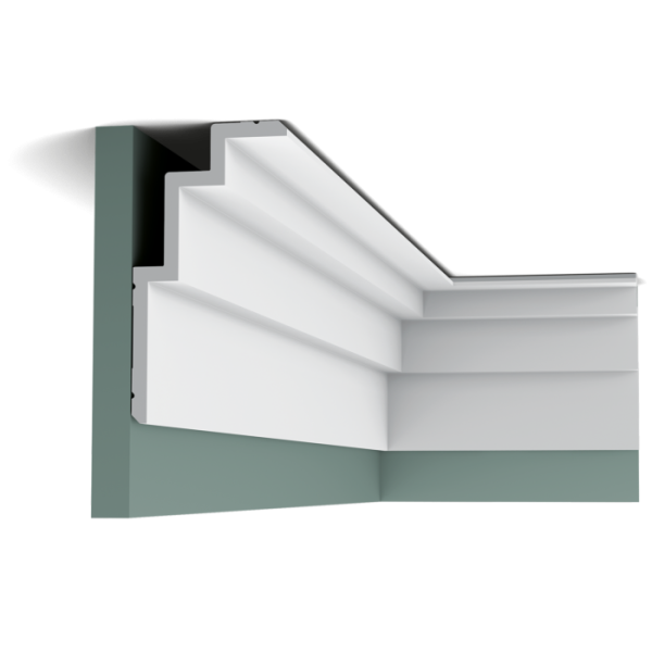 Карниз Orac Decor Полиуретан  C392 STEPS д 2000 x в 190 x ш 100